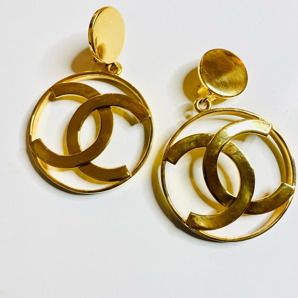 Chanel Vintage Statement Earrings